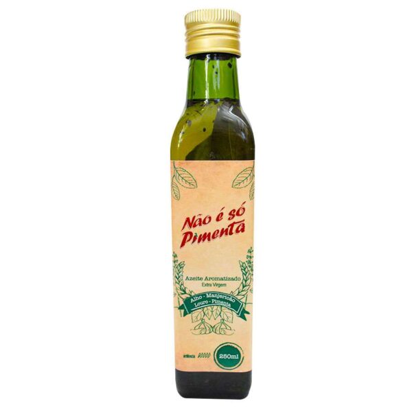Azeite Manjericão, Alho, Louro e Pimenta