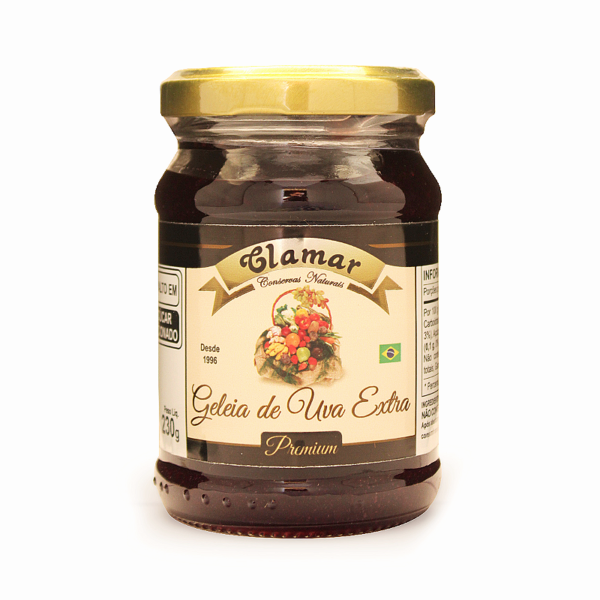 GELEIA DE UVA EXTRA 230G - CLAMAR