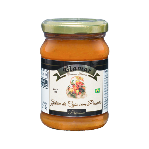 GELEIA DE CAJU COM PIMENTA 210G - CLAMAR