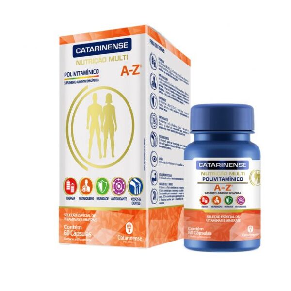 POLIVITAMÍNICO A-Z 60 CAPS - CATARINENSE