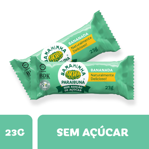 BANANINHA S/ACUCAR 23G - PARAIBUNA
