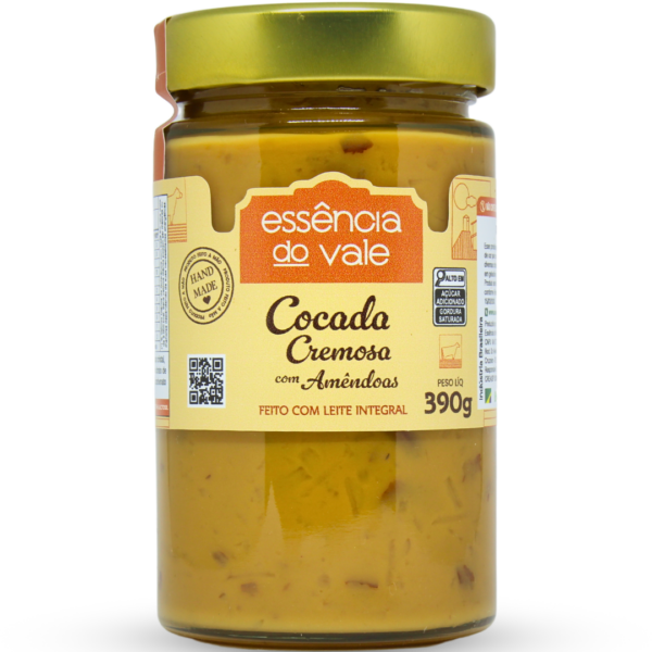 COCADA CREMOSA COM AMÊNDOAS 390G - ESSÊNCIA DO VALE