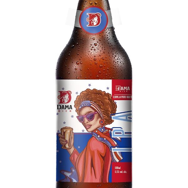 CERVEJA DAMA BIER IPA 600ML