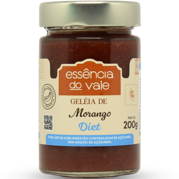 GELEIA DE MORANGO DIET 200G - ESSÊNCIA DO VALE