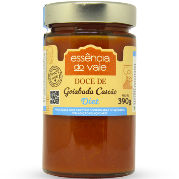 GOIABADA CASCÃO DIET 390G - ESSÊNCIA DO VALE