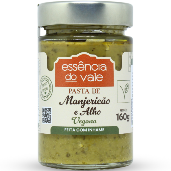 PASTA VEGANA DE MAJERICÃO E ALHO 160G - ESSÊNCIA DO VALE