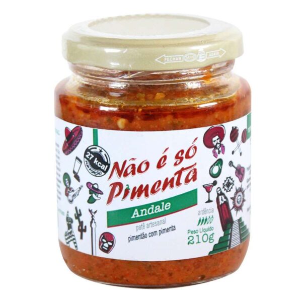 PATÊ DE PIMENTÃO COM PIMENTA 210G - EMPÓRIO NESP