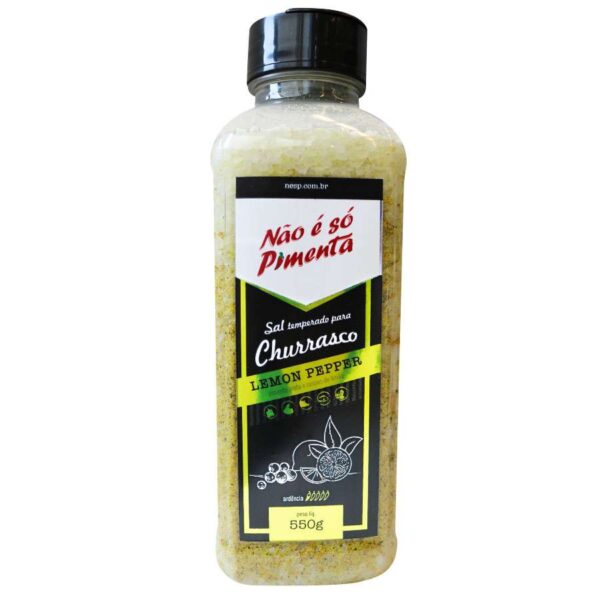 SAL GROSSO TEMPERADO COM LEMON PEPPER 550G - EMPÓRIO NESP