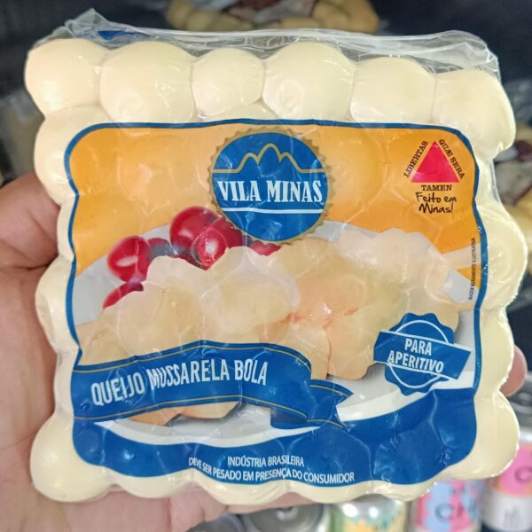 QUEIJO MUSSARELA BOLINHA APERITIVO - VILA MINAS