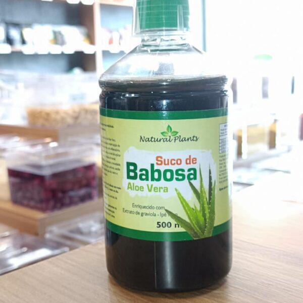 SUCO DE BABOSA ALOE VERA 500ML - NATRUAL PLANTS