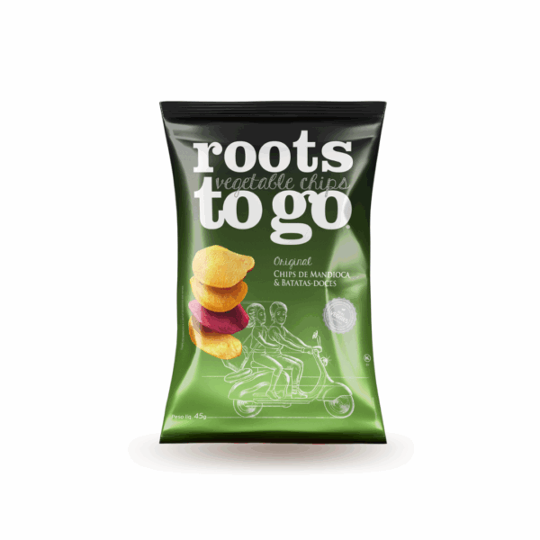 CHIPS DE MANDIOCA E BATATAS DOCES ORIGINAL 45G - ROOTS TO GO