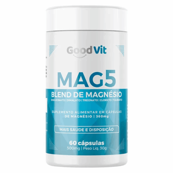 GOOD VIT MAG5 60CAPS (5 MAGNÉSIOS)