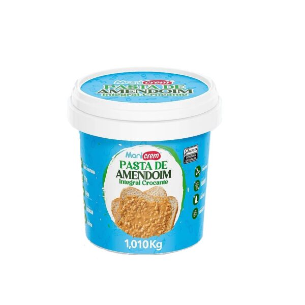 PASTA DE AMENDOIM INTEGRAL CROCANTE MANI CREM